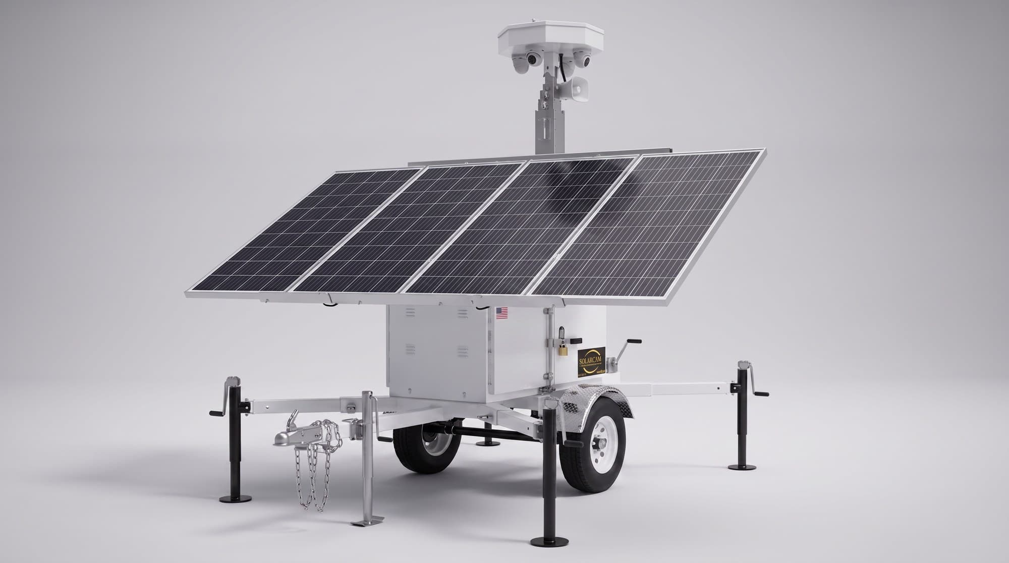 SolarCam360 G7 solar mobile surveillance trailer